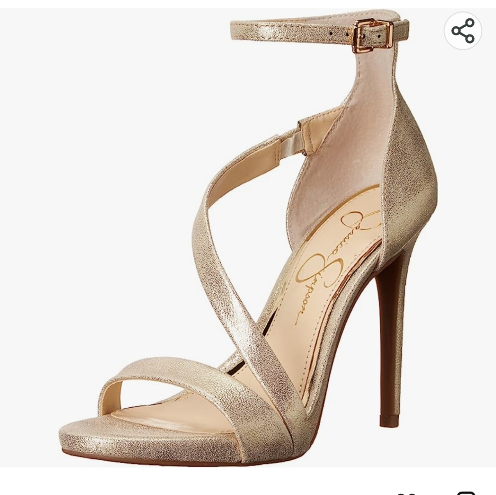 Jessica Simpson Rayli Ankle Strap Heeled Sandals